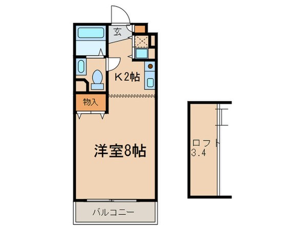 アビタ細川たかつきの物件間取画像